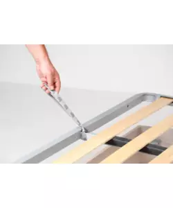LETTO SINGOLO CONTENITORE "BED BOX" OLMO NATURALE 90X190 CM